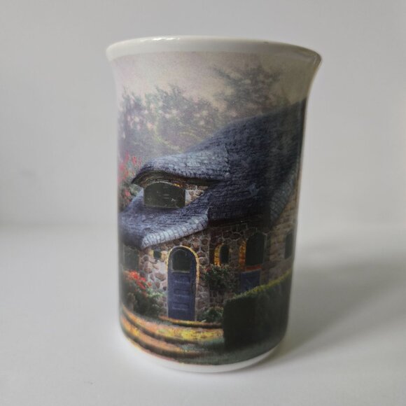 Lilac Cottage 2004 Genuine Kinkade Ceramic Coffee Mug - Picture 11 of 16